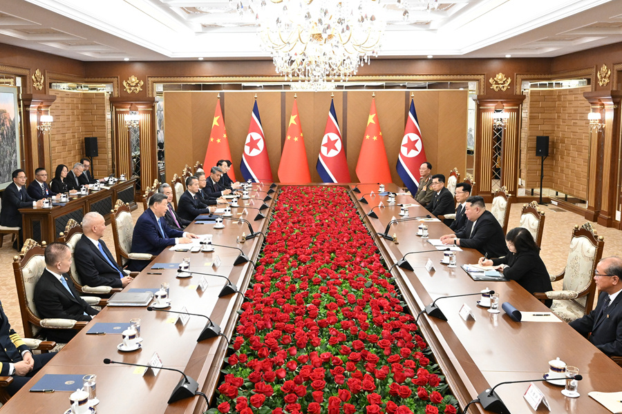 習(xí)近平同金正恩舉行會(huì)談